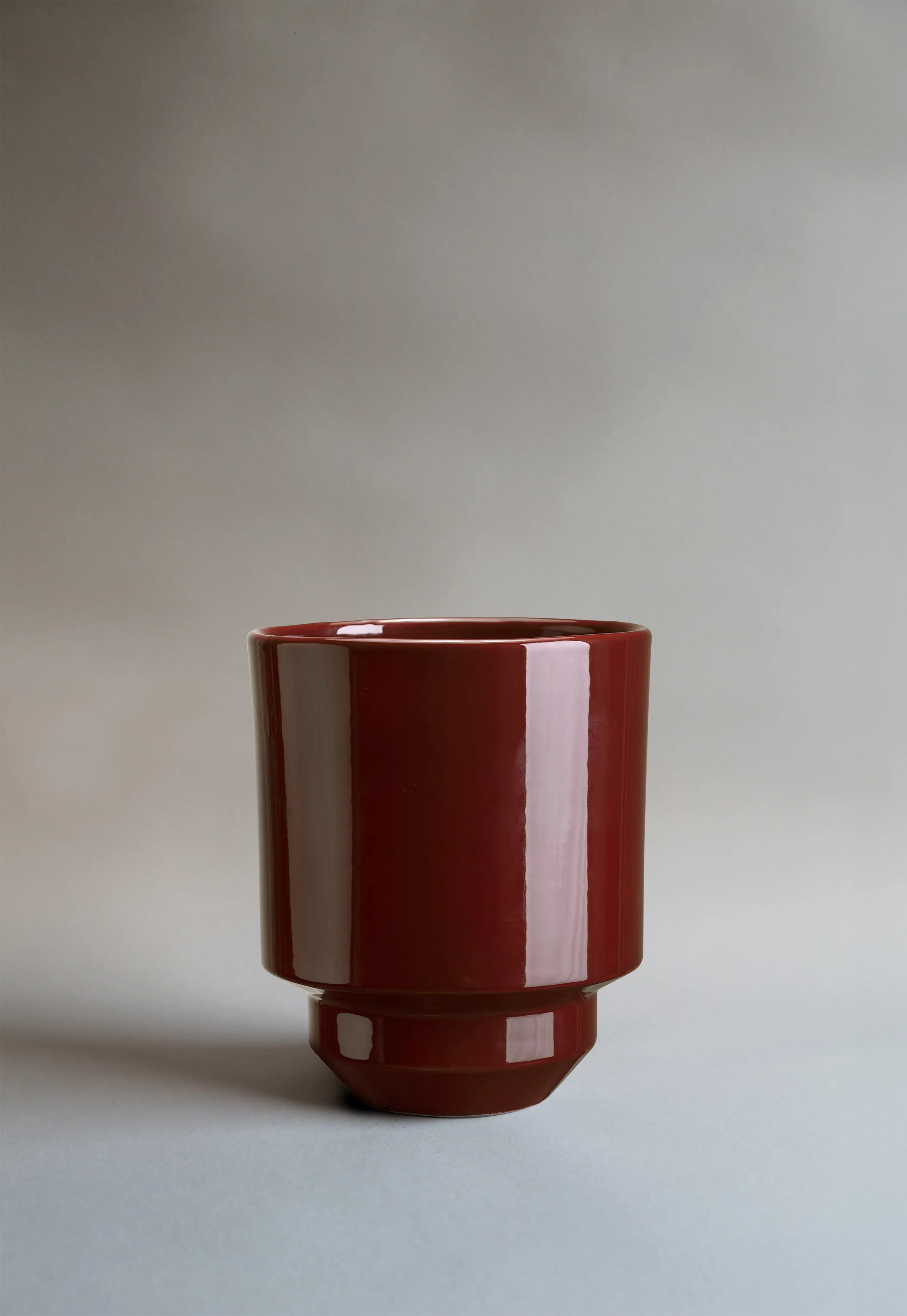 Hoff krukke, glaseret, Burgundy - Image 3