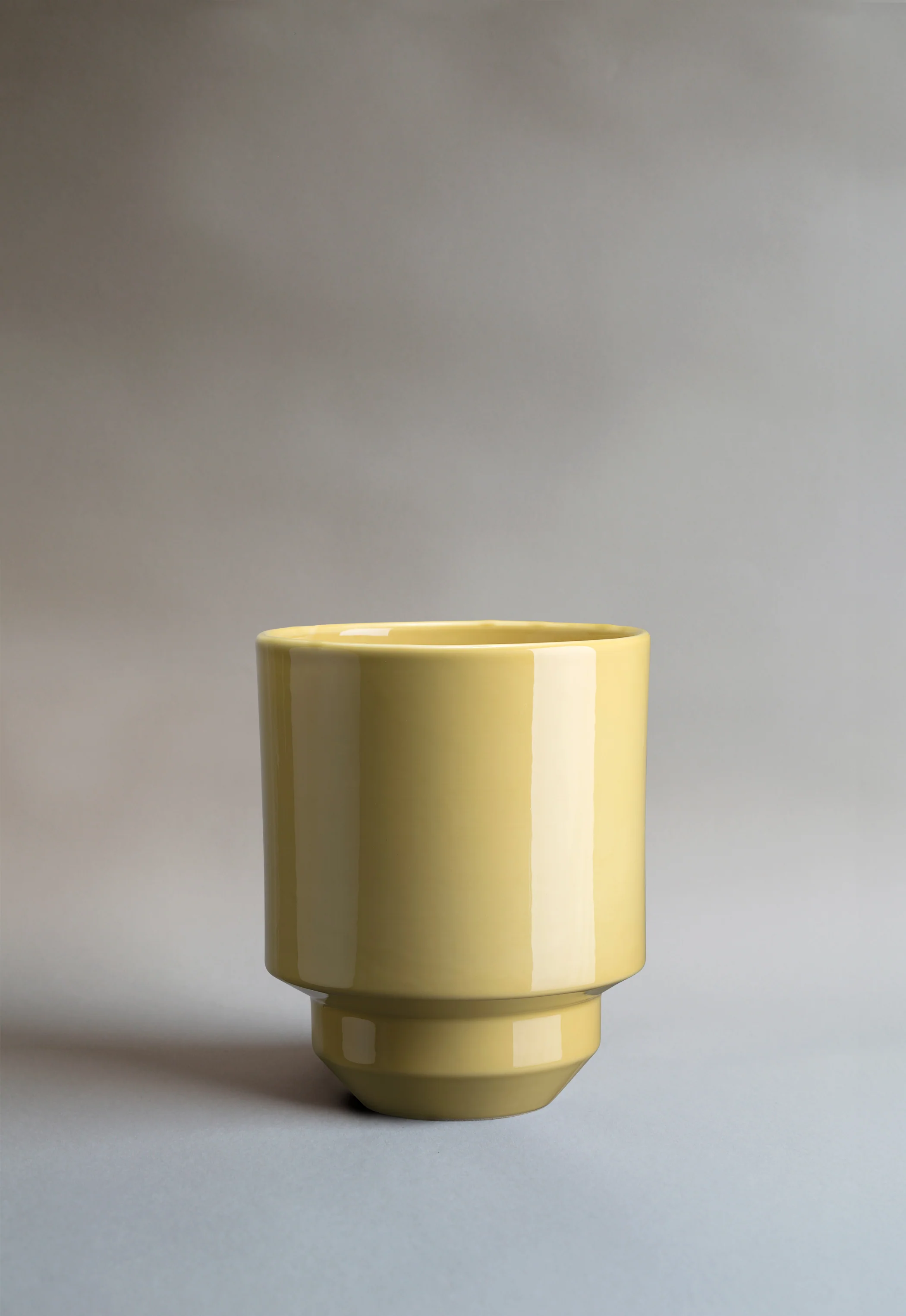 Hoff krukke, glaseret, Pale Yellow - Image 3