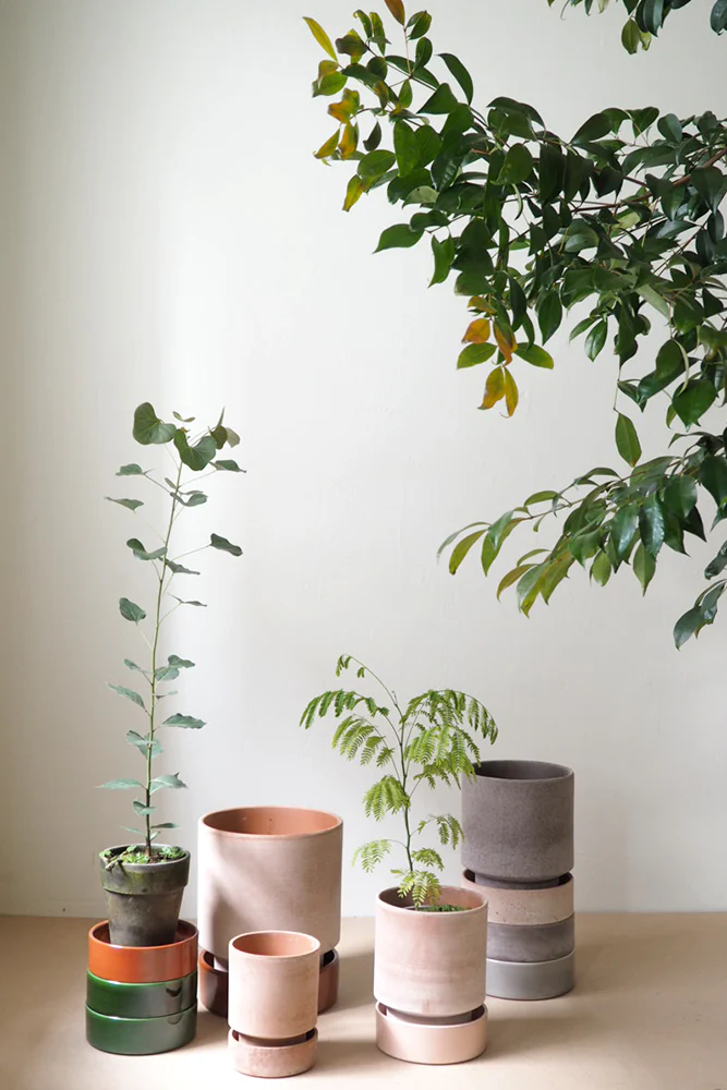 Hoff krukke, raw grey + rust underskål - Image 4