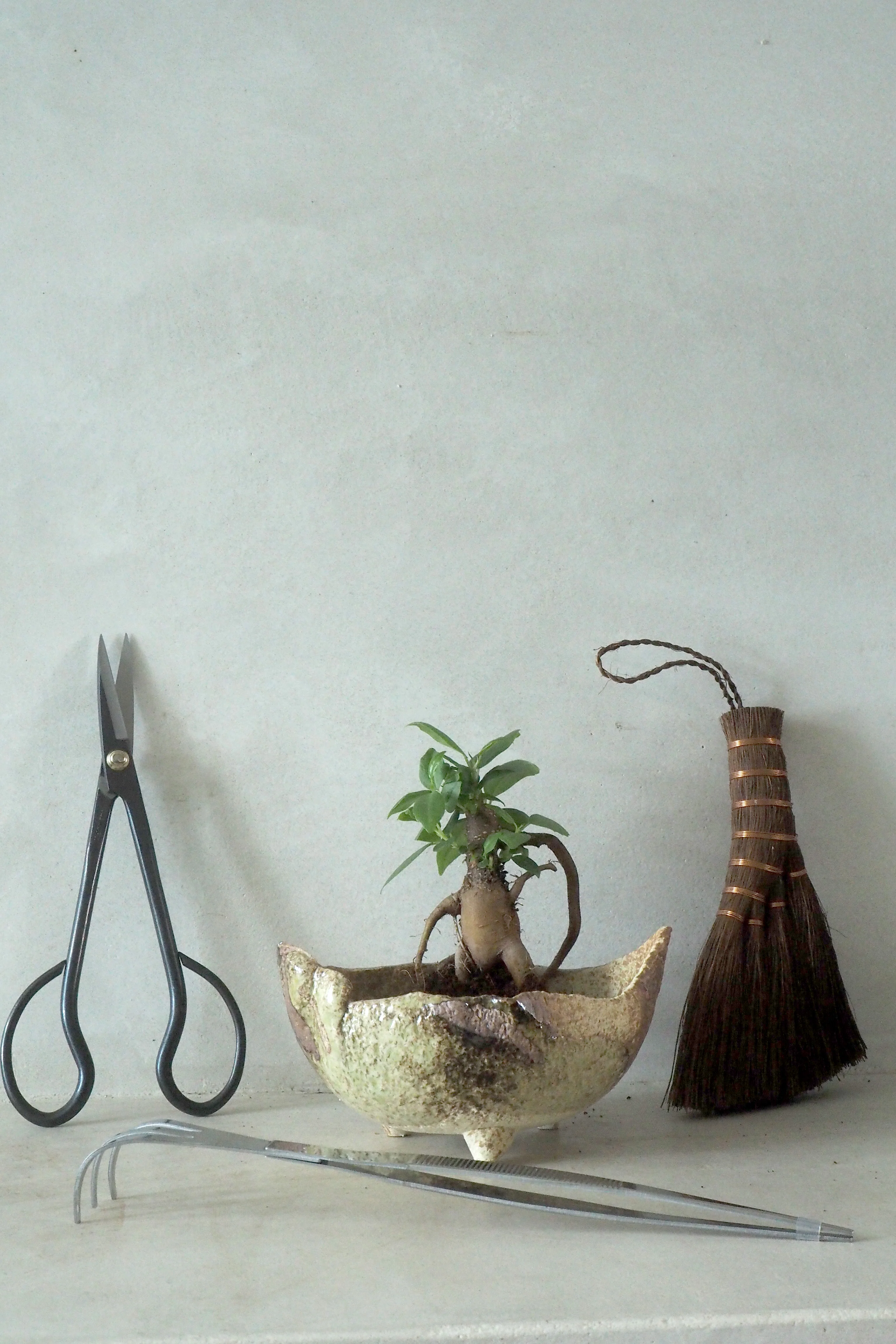 Japansk bonsai krukke, håndlavet, brun - Image 10