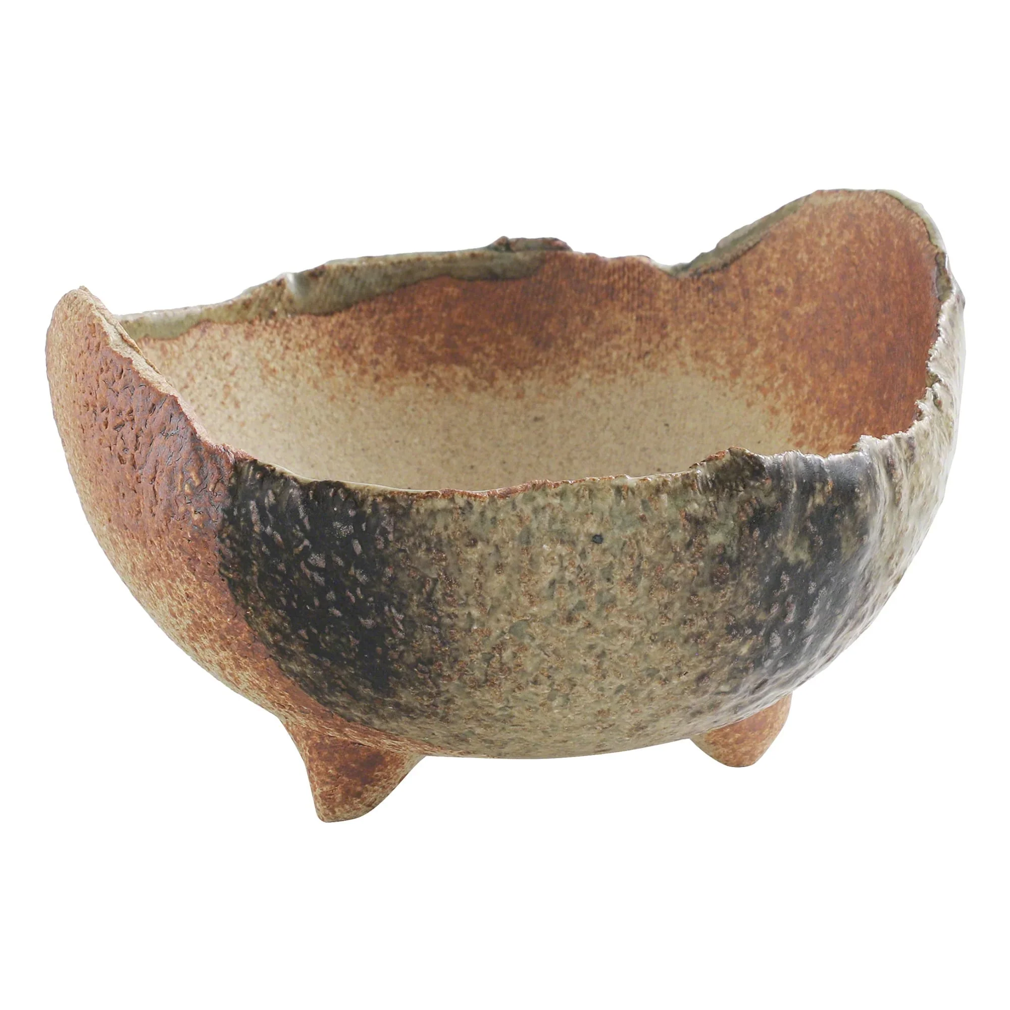 Japansk bonsai krukke, håndlavet, brun - Image 3