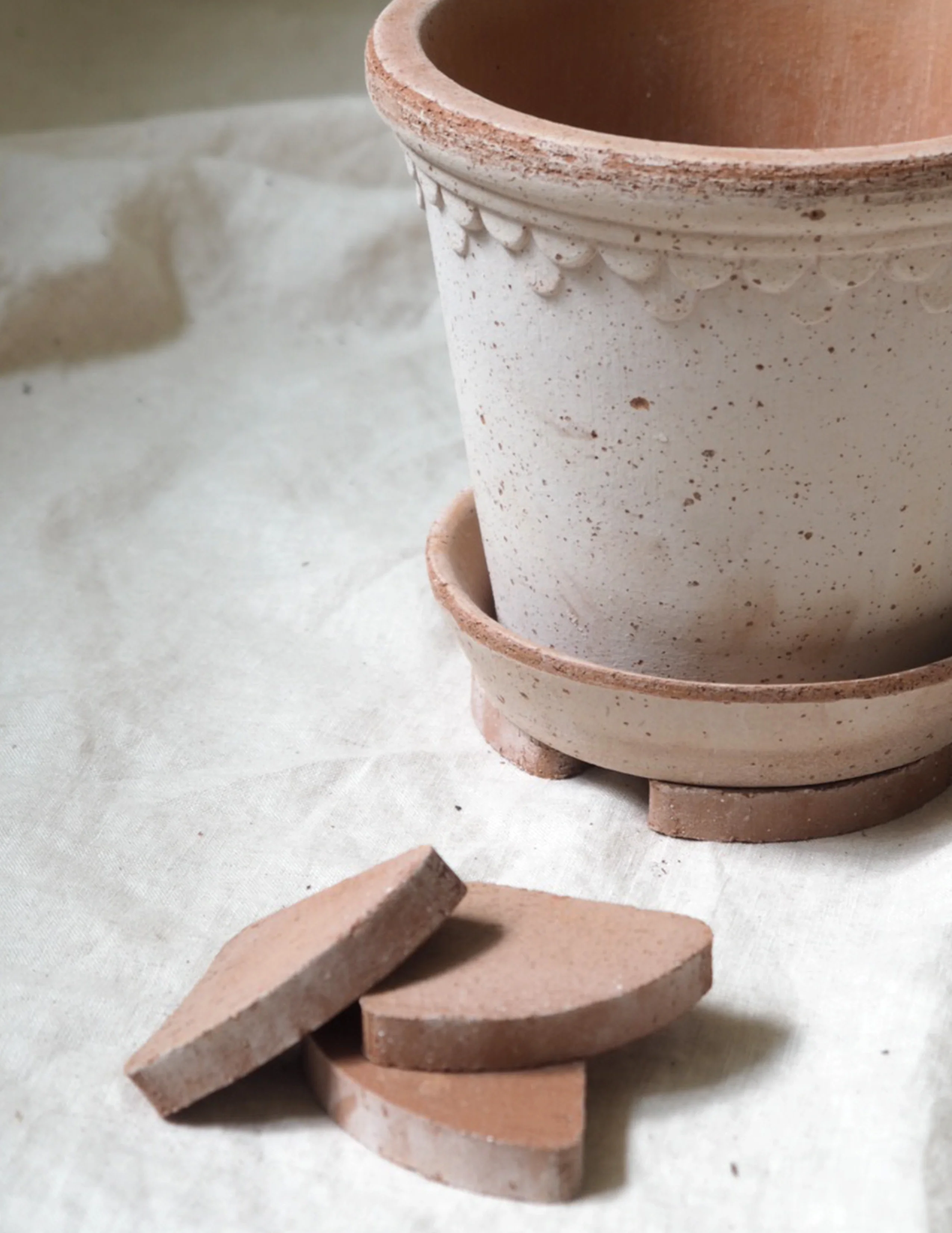 Pottefødder, terracotta - Image 4